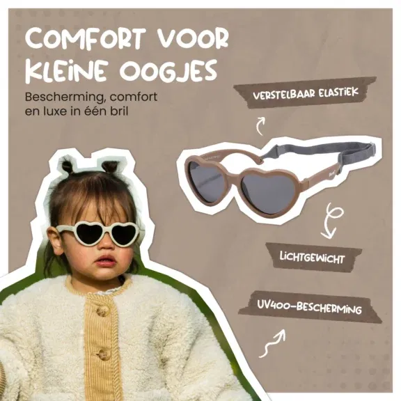 Maesy - Baby zonnebril Maes Taupe - Afbeelding 2