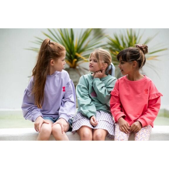 Petit Blush - Lily Ballon Sweater Purple - Afbeelding 2