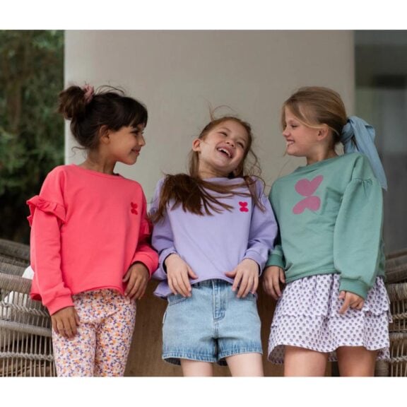 Petit Blush - Lily Ballon Sweater Purple - Afbeelding 3