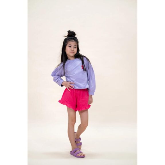 Petit Blush - Lily Ballon Sweater Purple - Afbeelding 4