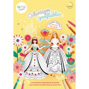 Ara Créative - Opblaasbare kleurplaten Prinsessen
