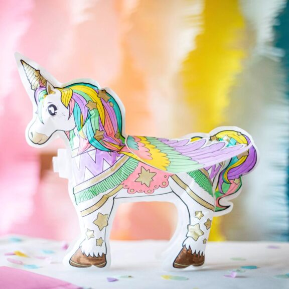 Ara Créative - Opblaasbare kleurplaten Unicorns - Afbeelding 2