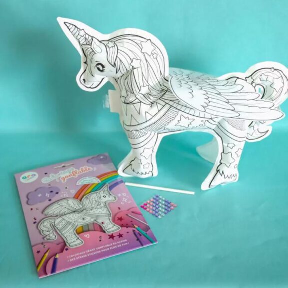 Ara Créative - Opblaasbare kleurplaten Unicorns