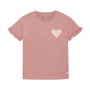 Daily7 - T-shirt Heart Pink