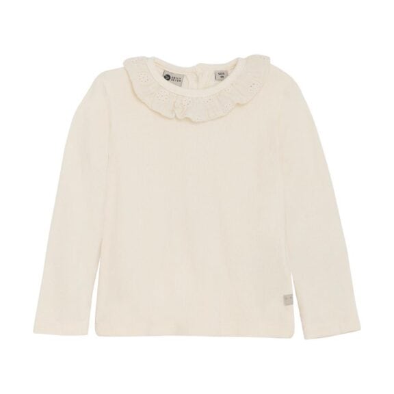 Daily7 - T-shirt Longsleeve met kraagje