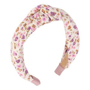 Navy Natural - Haarband Puprle Flower