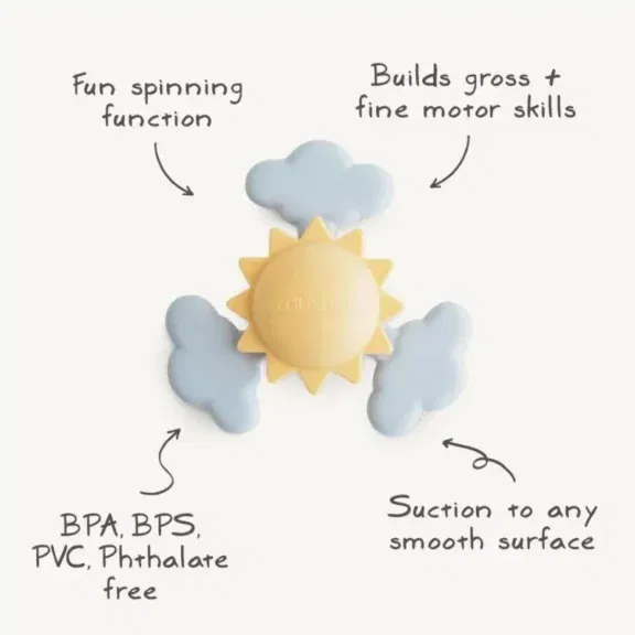 Mushie - Spinner toy sunshine - Afbeelding 3