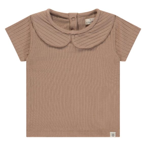 A Tiny Story - Baby T-shirt SS rib coral