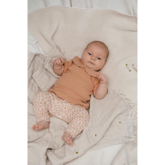 A Tiny Story - Baby T-shirt SS rib coral - Afbeelding 3