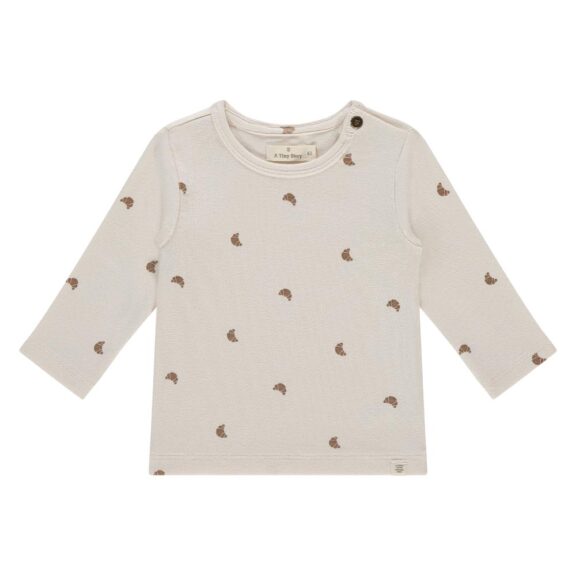A Tiny Story - Baby T-shirt LS Croissant