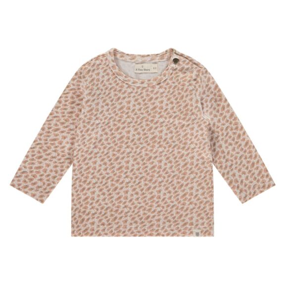 A Tiny Story - Baby T-shirt LS Leopard