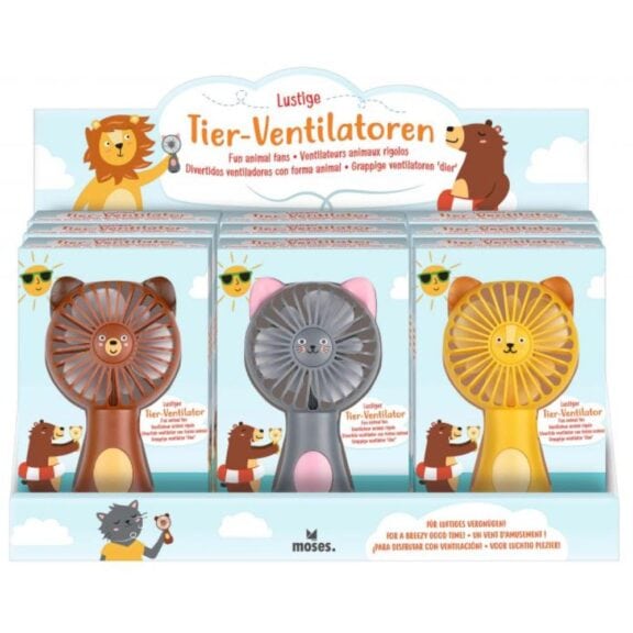 Moses - Dierenventilator Leeuw-Beer-Poes - Afbeelding 2