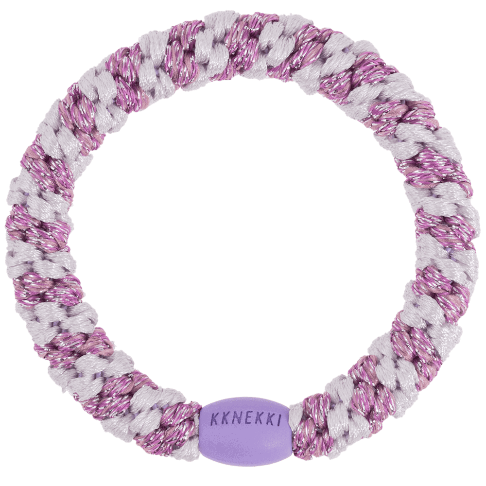 Kknekki - Lavender Pink glitter stripe
