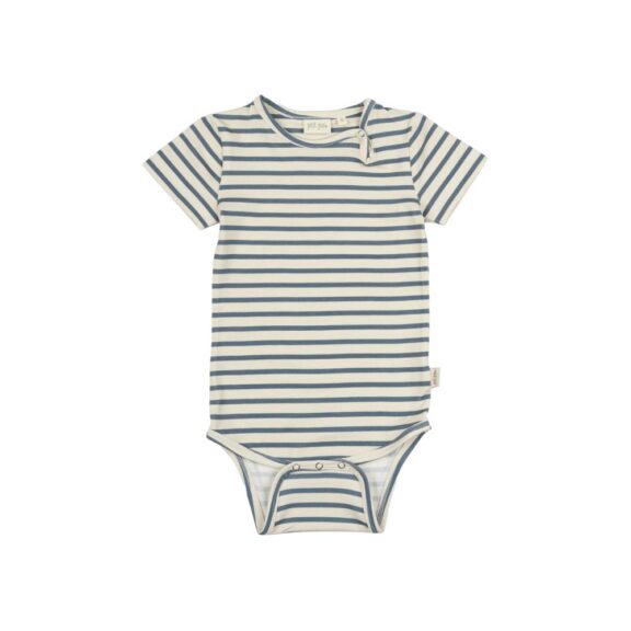 Petit Piao - Romper Stripe Blue Mirage