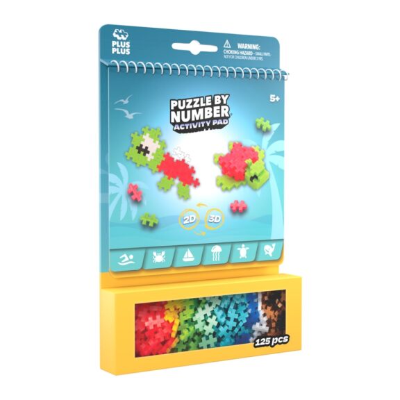 Plus-Plus - Activity Pad Ocean 125 stuks - Afbeelding 2