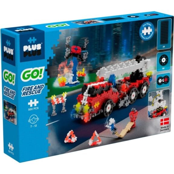 Plus-Plus - GO Fire Rescue 500 stuks - Afbeelding 5