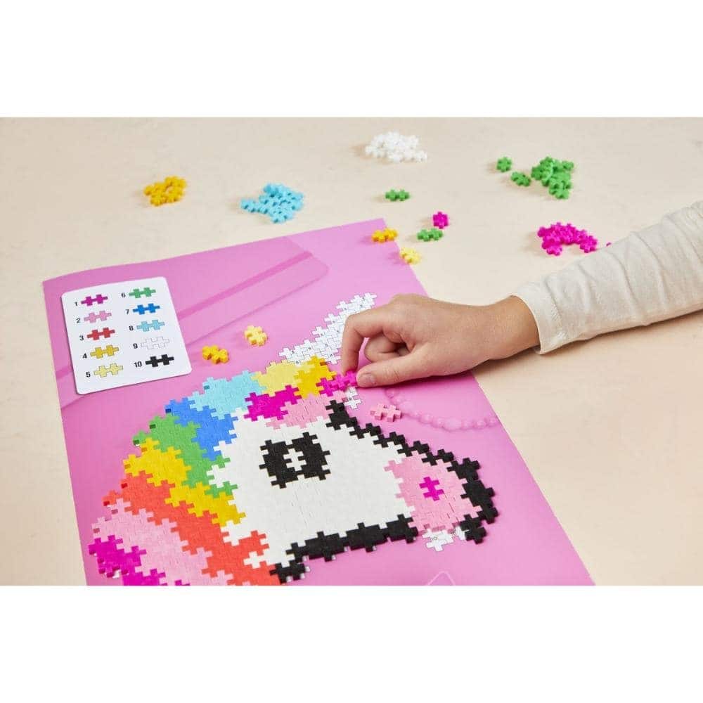 Plus-Plus - Puzzle by Number Eenhoorn 250 stuks - Afbeelding 2