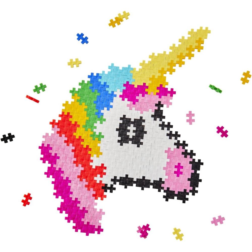 Plus-Plus - Puzzle by Number Eenhoorn 250 stuks - Afbeelding 4