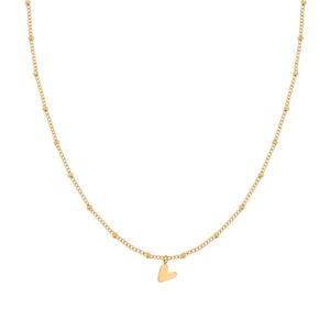 Essentialistics - Necklace charm tilted heart