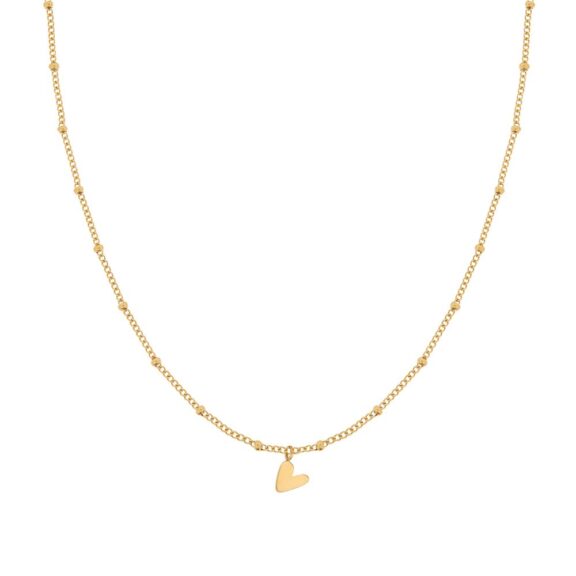 Essentialistics - Necklace charm tilted heart