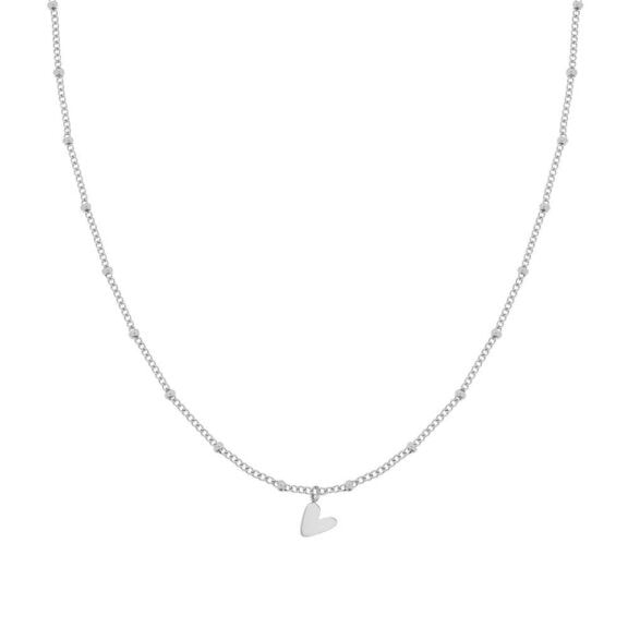 Essentialistics - Necklace charm tilted heart - Afbeelding 3
