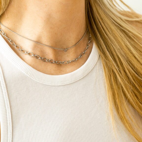Essentialistics - Necklace flamed heart - Afbeelding 3