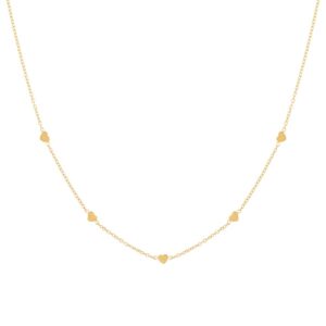 Essentialistics - Necklace mini hearts
