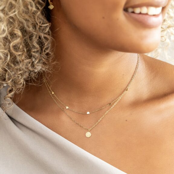 Essentialistics - Necklace mini hearts - Afbeelding 2