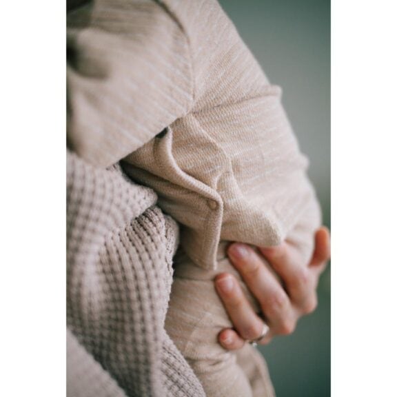 Riffle Amsterdam - Turn over top Noa Beige stripe - Afbeelding 3