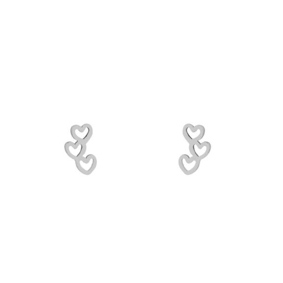 Essentialistics - Stud Earrings Hearts - Afbeelding 3