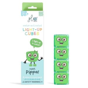 Glo Pals - Light up cubes Pippa, 4 stuks