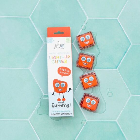 Glo Pals - Light up cubes Sammy, 4 stuks - Afbeelding 2