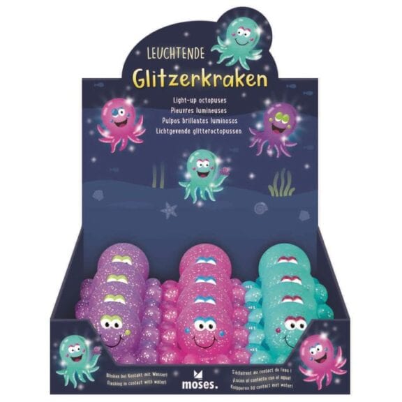 Moses - Lichtgevende bad octopussen