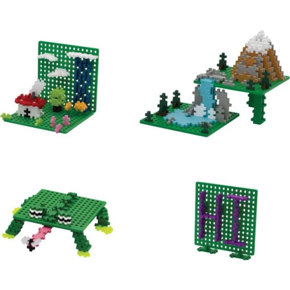 Plus-Plus - Bouwplaat groen 2 stuks - Afbeelding 3