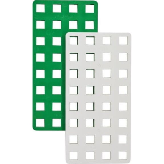 Plus-Plus - Bouwplaat BIG groen/wit 2 stuks - Afbeelding 3