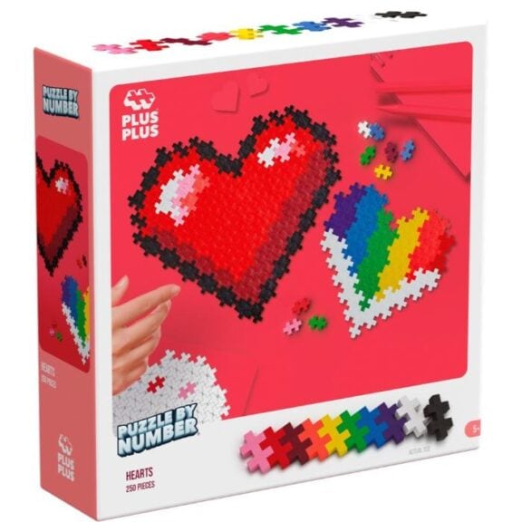 Plus-Plus - Puzzle by Number Hart 250 stuks