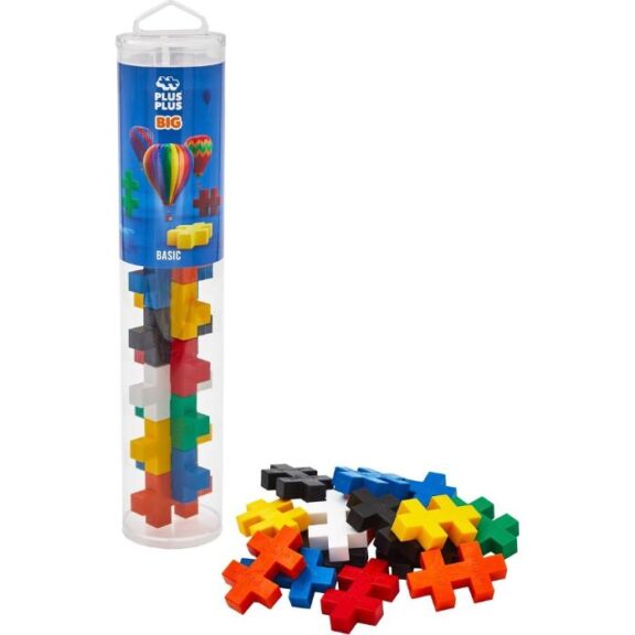 Plus-Plus - Tube BIG basic 15 stuks