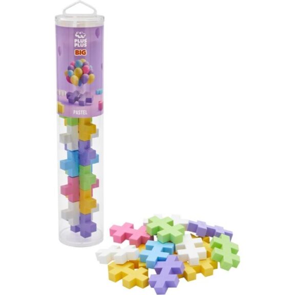Plus-Plus - Tube BIG pastel 15 stuks