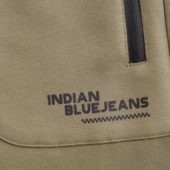 Indian Blue Jeans - Jogpant Zip Timber Wolf - Afbeelding 3