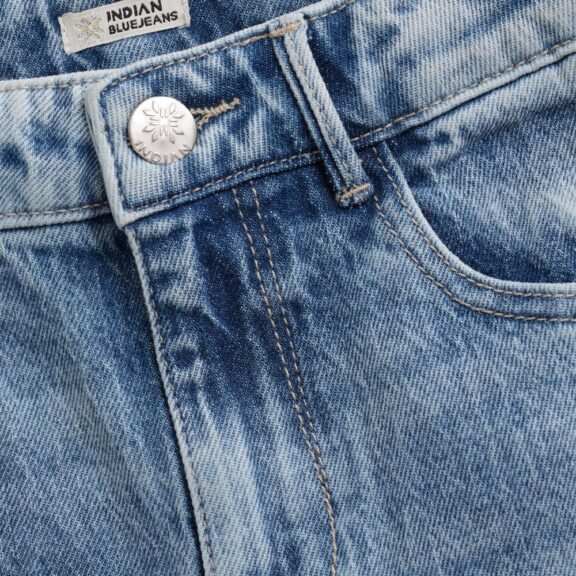 Indian Blue Jeans - Wide Fit Medium Denim - Afbeelding 3