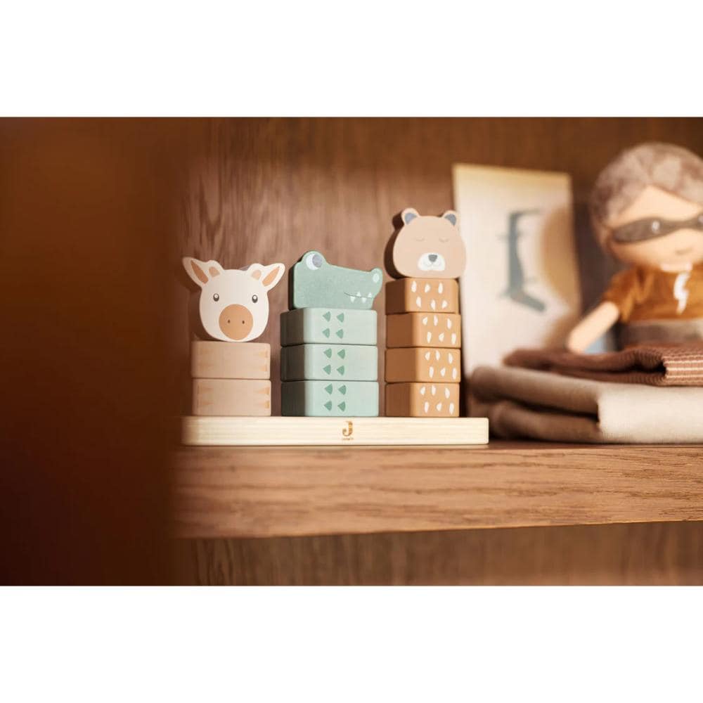 Jollein - Houten stapeltoren Jungle Jambo - Afbeelding 5