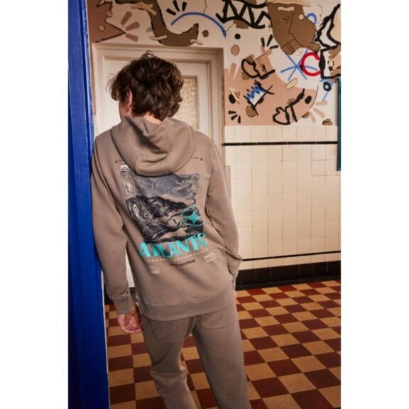 Indian Blue Jeans - Hoodie Backprint Timber Wolf - Afbeelding 4