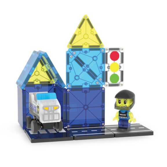 Magna-Tiles - Police patrol 20 stuks - Afbeelding 2
