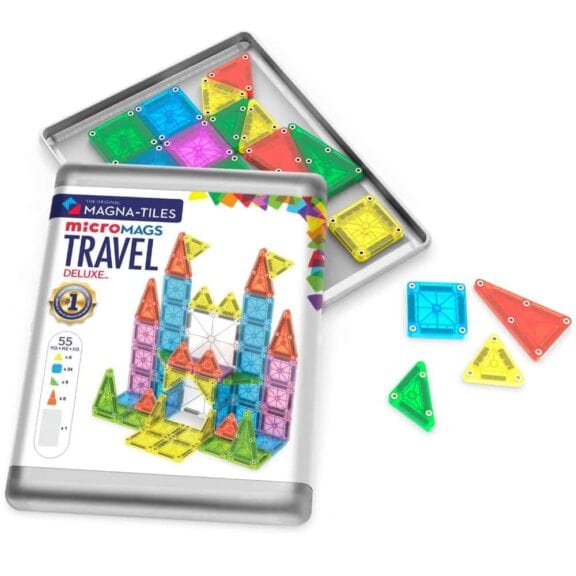 Magna-Tiles - MicroMAGS Travelset Deluxe 55 pieces