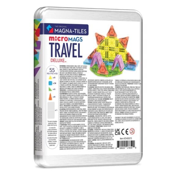 Magna-Tiles - MicroMAGS Travelset Deluxe 55 pieces - Afbeelding 7