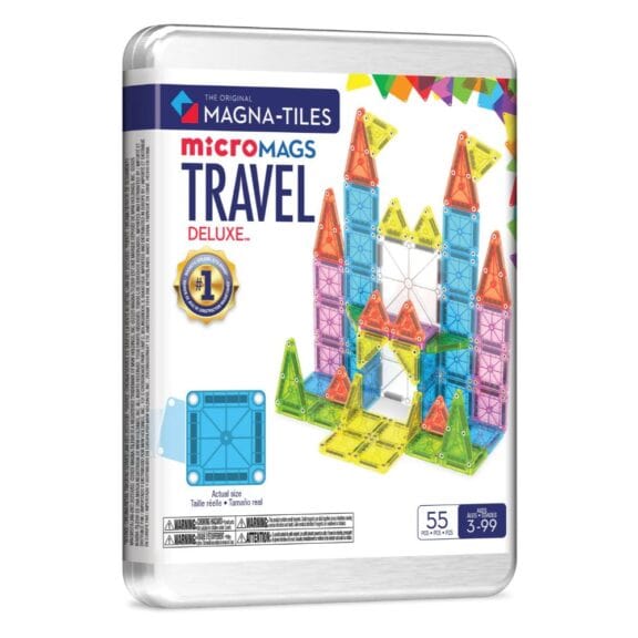Magna-Tiles - MicroMAGS Travelset Deluxe 55 pieces - Afbeelding 2
