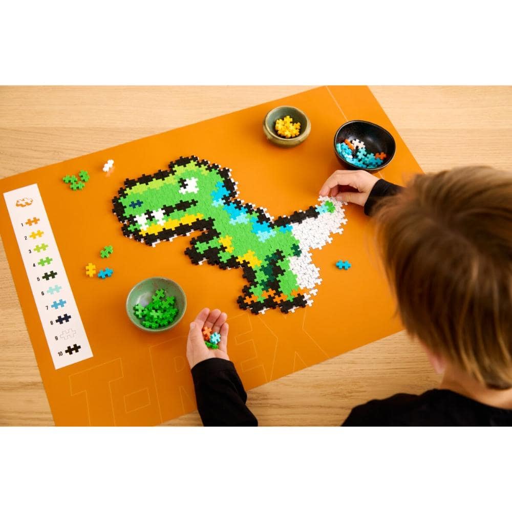 Plus-Plus - Puzzle by Number T-Rex 250 stuks - Afbeelding 2