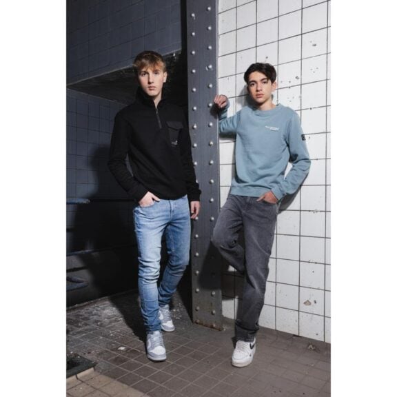 Rellix - Loose Wide Fit Jeans - Used Grey Denim - Afbeelding 4