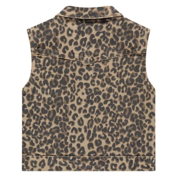 Stains & Stories - Girls gilet Leopard - Afbeelding 2