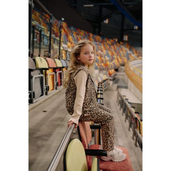 Stains & Stories - Girls gilet Leopard - Afbeelding 4